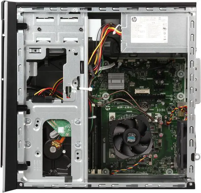 Alt view image 6 of 9 - HP Debranded Pavilion Mid Tower Desktop PC with Quad Core Intel Core i5 4430 3.0Ghz (3.2Ghz), 4GB DDR3 RAM, 1TB HDD, DVDRW with LightScribe, Windows 8 Pro 64 Bit