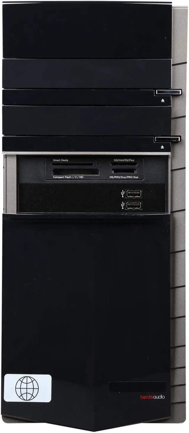 Alt view image 2 of 9 - HP Debranded Desktop PC TS-151-018-W8PRO Intel Core i7-4820K 8 GB 2TB HDD Windows 8 Pro