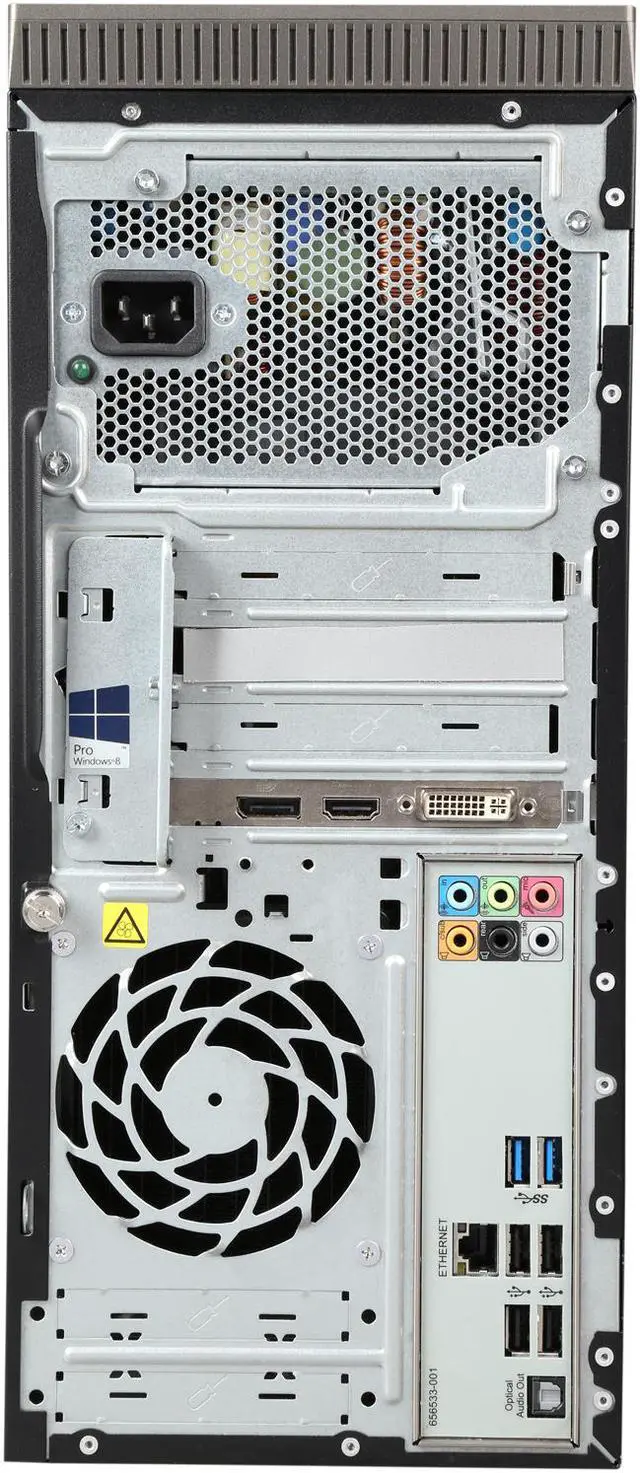 Alt view image 8 of 9 - HP Debranded Desktop PC TS-151-018-W8PRO Intel Core i7-4820K 8 GB 2TB HDD Windows 8 Pro