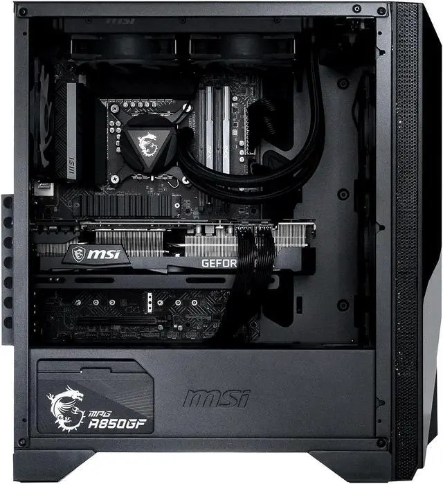 Alt view image 11 of 15 - MSI Aegis RS Gaming Desktop, Intel Core i9 12900KF, GeForce RTX 3080 Ti, 64GB DDR5, 2TB NVMe SSD, Windows 11 Home (Aegis RS 12TF-252US)