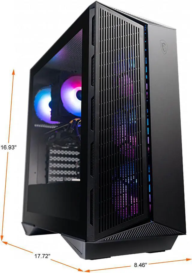 Alt view image 4 of 6 - MSI Gaming Desktop AEGIS ZS 3CR-052US AMD Ryzen 7 3700X 16GB DDR4 512GB SSD AMD Radeon RX 5600 XT Windows 10 Home 64-bit