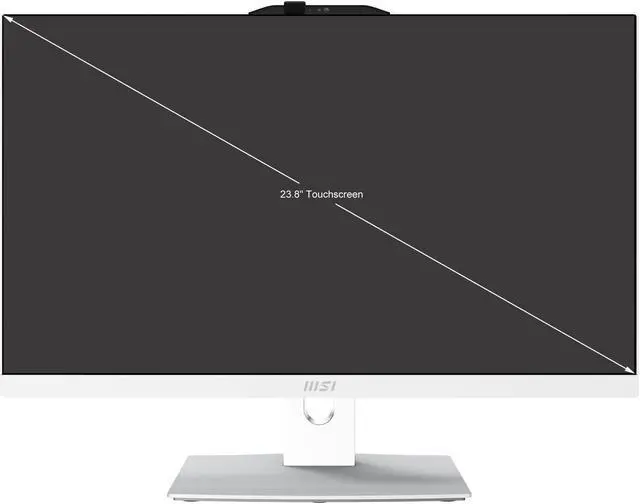 Alt view image 2 of 20 - MSI All-in-One Computer Modern AM242T 11M-1432US Intel Core i3-1115G4 8GB DDR4 256GB PCIe SSD 23.8" Touchscreen Windows 11 Home 64-bit