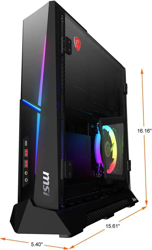 Alt view image 3 of 8 - MSI Gaming Desktop MEG Trident X 12VTE-250US Intel Core i7-12700KF 16GB DDR5 1TB PCIe SSD GeForce RTX 3070 Ti Windows 11 Home 64-bit