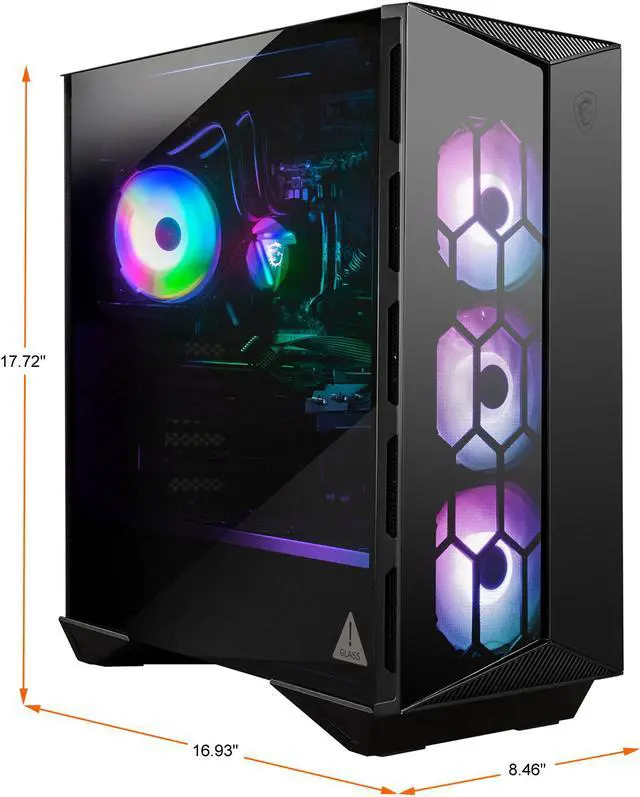 Alt view image 5 of 15 - MSI Gaming Desktop Aegis RS 12TG-285US Intel Core i7-12700KF 16GB DDR5 1TB PCIe SSD GeForce RTX 3060 Ti Windows 11 Home 64-bit