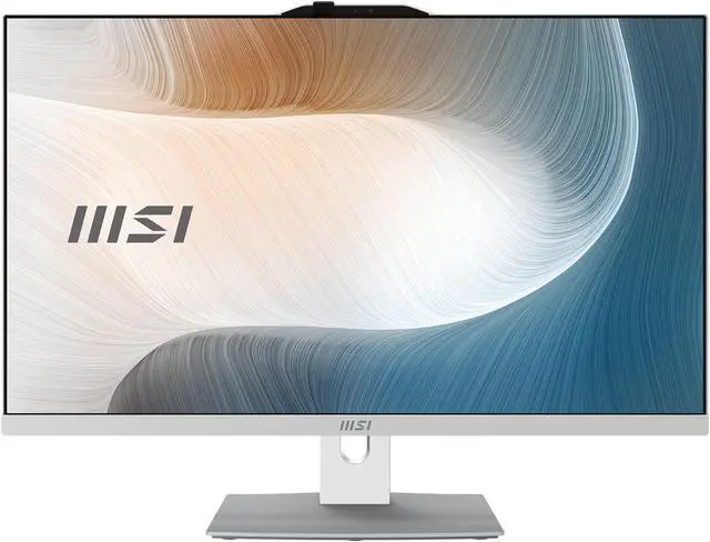Alt view image 2 of 11 - MSI All-in-One Computer Modern AM272P 12M-030US Intel Core i5-1240P 8GB DDR4 512GB PCIe SSD 27'' Windows 11 Home 64-bit