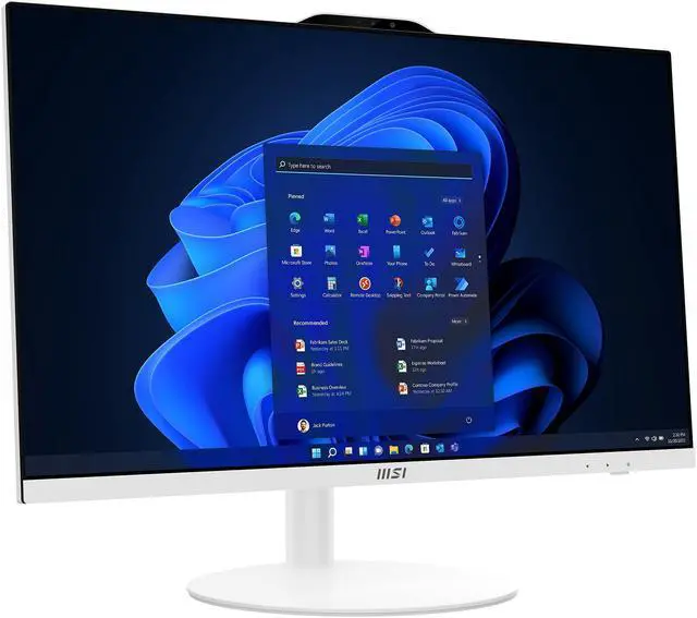 Alt view image 12 of 19 - MSI All-in-One Computer PRO AP272 12M-036US Intel Core i5-12400 8GB DDR4 500GB PCIe SSD 27" Windows 11 Home 64-bit