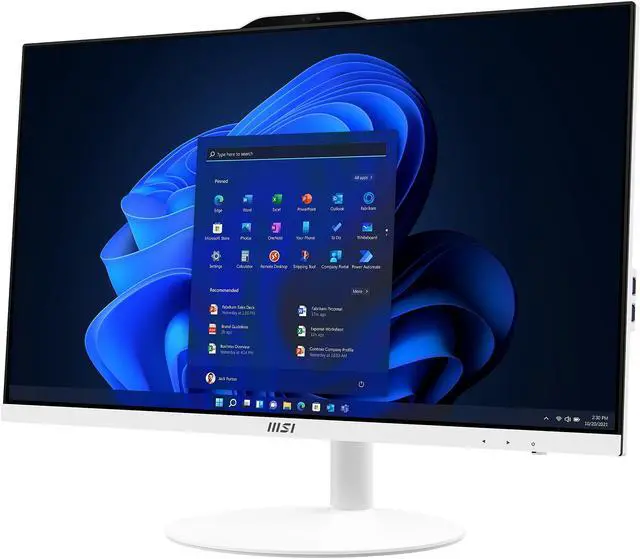 Alt view image 11 of 19 - MSI All-in-One Computer PRO AP272 12M-036US Intel Core i5-12400 8GB DDR4 500GB PCIe SSD 27" Windows 11 Home 64-bit