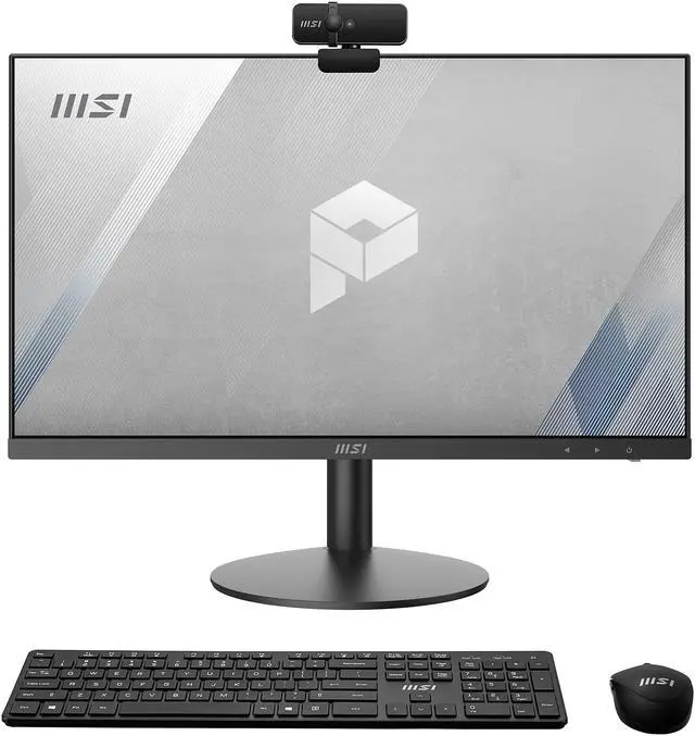 Alt view image 2 of 20 - MSI All-in-One Computer PRO AP241 11M-630US Intel Core i3-10105 8GB DDR4 500GB PCIe SSD 23.8" Windows 10 Home 64-bit