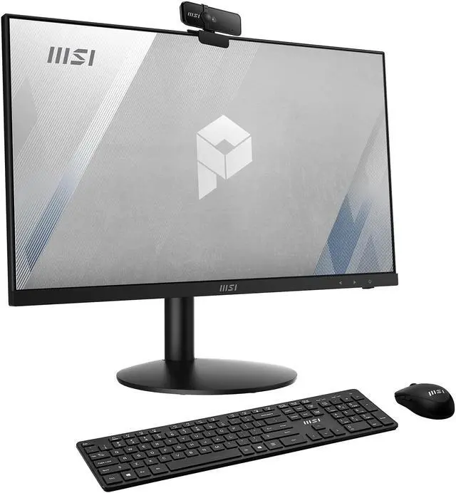 Alt view image 3 of 20 - MSI All-in-One Computer PRO AP241 11M-630US Intel Core i3-10105 8GB DDR4 500GB PCIe SSD 23.8" Windows 10 Home 64-bit