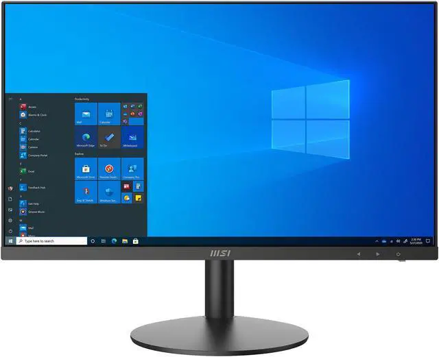 Alt view image 9 of 20 - MSI All-in-One Computer PRO AP241 11M-630US Intel Core i3-10105 8GB DDR4 500GB PCIe SSD 23.8" Windows 10 Home 64-bit