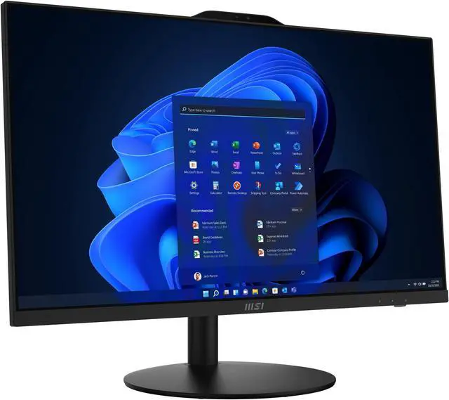 Alt view image 8 of 14 - MSI All-in-One Computer PRO AP272 12M-028US Intel Core i5-12400 16GB DDR4 512GB M.2 NVMe SSD 27" Windows 11 Home