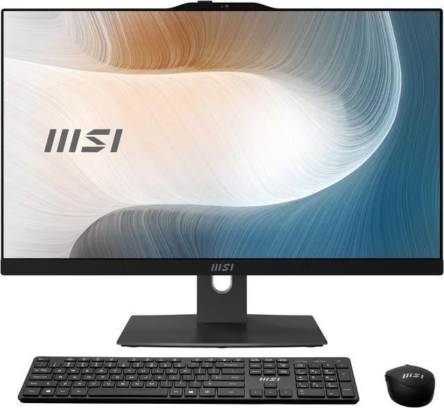 Main image of MSI All-in-One Computer Modern AM242TP 12M-053US Intel Core i7-1260P 16GB DDR4 512 GB M.2 NVMe SSD 23.8" Touchscreen Windows 11 Home 64-bit
