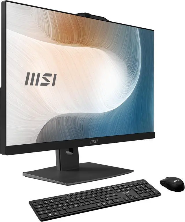 Alt view image 2 of 4 - MSI All-in-One Computer Modern AM242TP 12M-053US Intel Core i7-1260P 16GB DDR4 512 GB M.2 NVMe SSD 23.8" Touchscreen Windows 11 Home 64-bit