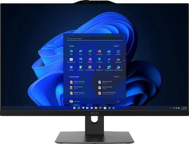 Alt view image 5 of 14 - MSI All-in-One Computer Modern AM272P 12M-255US Intel Core i5-1240P 1240P (1.70GHz) 8GB DDR4 (1 x 8GB) 3200 MHz 512GB M.2 NVMe SSD 27" Windows 11 Pro (3 Year Warranty)