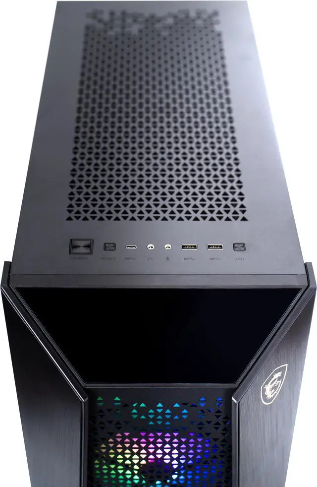 Alt view image 6 of 7 - MSI Gaming Desktop NVIDIA GeForce RTX 4090 Intel Core i9 13th Gen 13900KF (3.00GHz) 64GB DDR5 2TB M.2 NVMe Gen4 M480 SSD Windows 11 Pro Infinite RS 13NUI-421US