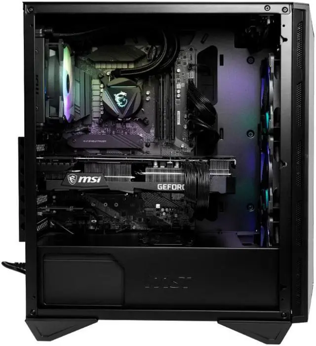 Alt view image 4 of 5 - MSI Gaming Desktop Aegis ZS 5DS-263US AMD Ryzen 7 5800X 16GB DDR4 1TB PCIe SSD AMD Radeon RX 6700 XT Windows 11 Home 64-bit