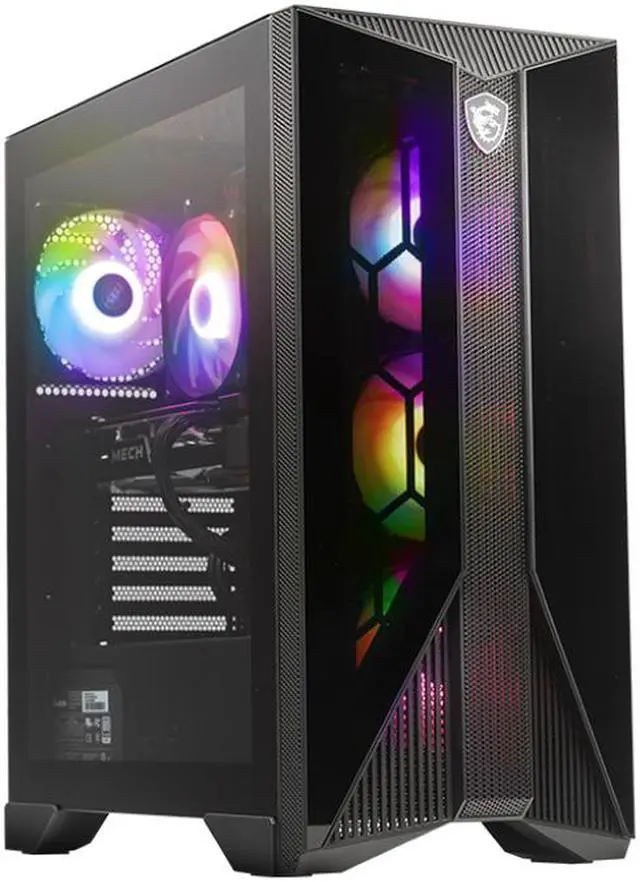 Alt view image 3 of 5 - MSI Gaming Desktop Aegis ZS 5DS-263US AMD Ryzen 7 5800X 16GB DDR4 1TB PCIe SSD AMD Radeon RX 6700 XT Windows 11 Home 64-bit