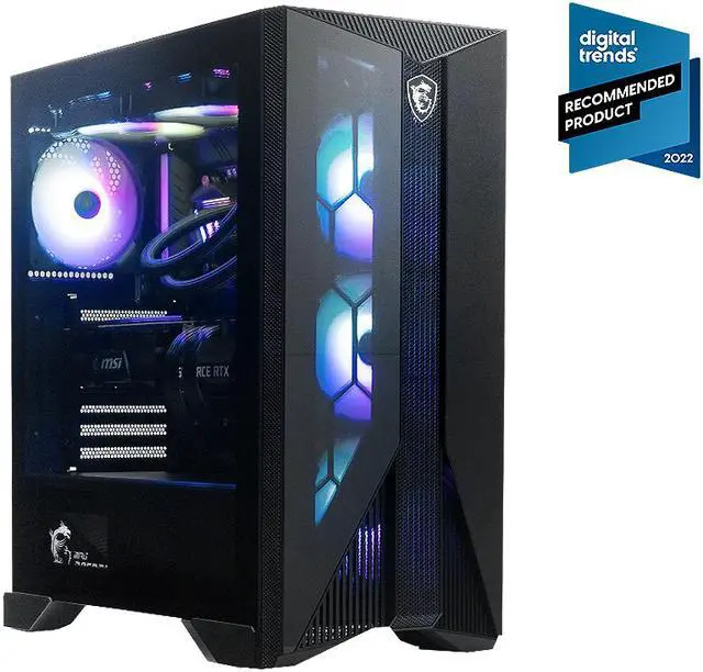 Main image of MSI Gaming Desktop AEGIS RS 12TD-415US Intel Core i7-12700KF 16GB*2 NVIDIA GeForce RTX 3070 Ventus 2X Windows 11 Home