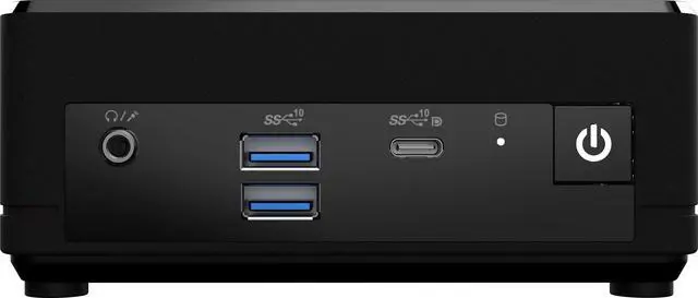 Alt view image 8 of 11 - MSI Desktop Computer Cubi N ADL-021US Intel N100 4GB DDR4 128 GB M.2 SATA SSD Intel UHD Graphics Windows 11 Pro 64-bit