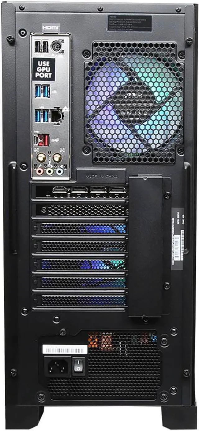 Alt view image 4 of 6 - MSI Aegis R - Intel Core i7-13700F (16-core), NVIDIA GeForce RTX 4070 (12GB), 16GB DDR5 RAM, 1TB NVMe SSD, Windows 11 Home, with Gaming Mouse & Keyboard (13NUE-448US)