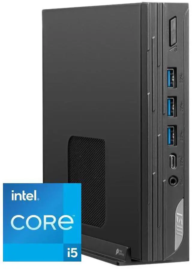 Main image of MSI Desktop Computer PRO DP10 13M-059US Intel Core i5-1340P 8GB DDR4 1TB PCIe SSD Intel Iris Xe Graphics Windows 11 Pro 64-bit