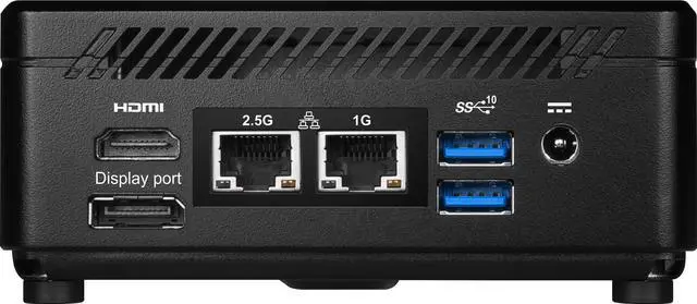 Alt view image 5 of 15 - MSI Desktop Computer Cubi 5 12M-202US Intel Core i5-1235U 16GB DDR4 500GB PCIe SSD Intel Iris Xe Graphics Windows 11 Pro 64-bit