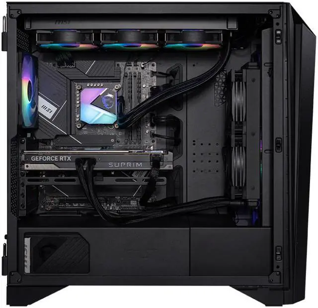 Alt view image 4 of 5 - MSI Gaming Desktop Intel Core i9-13900KF (3.00GHz) NVIDIA GeForce RTX 4090 32GB DDR5 RAM 2 TB PCIe SSD + 2TB HDD Windows 11 Pro INFINITE RS 13NUI-420US