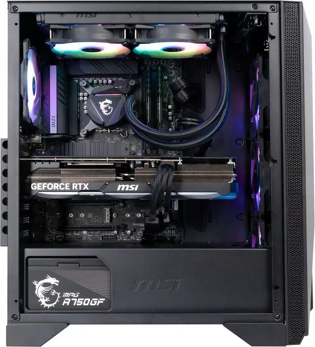 Alt view image 8 of 12 - MSI Gaming Desktop Aegis RS 14NUF9-626US Intel Core i9-14900KF 32GB DDR5 2TB PCIe SSD GeForce RTX 4070 Ti Windows 11 Home 64-bit