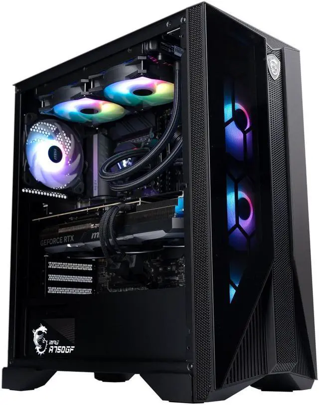 Alt view image 2 of 12 - MSI Gaming Desktop Aegis RS 14NUF9-626US Intel Core i9-14900KF 32GB DDR5 2TB PCIe SSD GeForce RTX 4070 Ti Windows 11 Home 64-bit