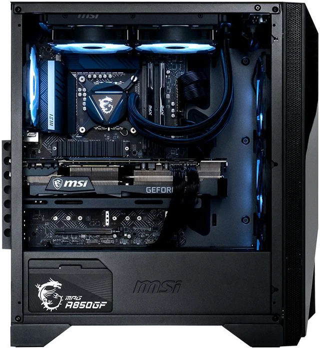 Alt view image 4 of 5 - MSI Gaming Desktop Intel Core i7-13700KF 3.40 GHz NVIDIA GeForce RTX 4070 32GB DDR5 RAM 1TB M.2 NVMe Gen3 SSD Windows 11 Pro AEGIS RS 13NUE-451US