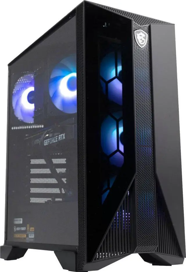 Alt view image 2 of 5 - MSI Gaming Desktop AEGIS R 13NUE-448US Intel Core i7 13th Gen 13700F (2.10GHz) 16GB DDR5 1TB M.2 NVMe Gen 3 SSD NVIDIA GeForce RTX 4070 Windows 11 Home