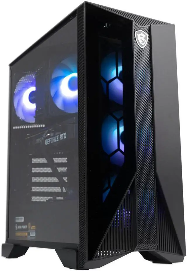 Main image of MSI Gaming Desktop Intel Core i7-13700F 2.10GHz NVIDIA GeForce RTX 4060Ti VENTUS 2X Black 16GB DDR5 1 TB PCIe SSD Windows 11 Home AEGIS R 13NUD-460US