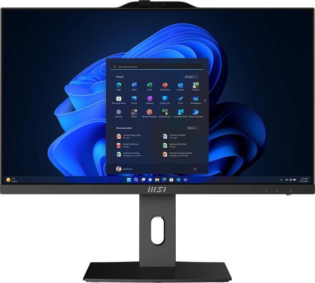 Alt view image 5 of 20 - MSI All-in-One Computer PRO AP242P 14M-644US Intel Core i5-14400 8GB DDR5 1TB PCIe SSD 23.8" Windows 11 Home 64-bit