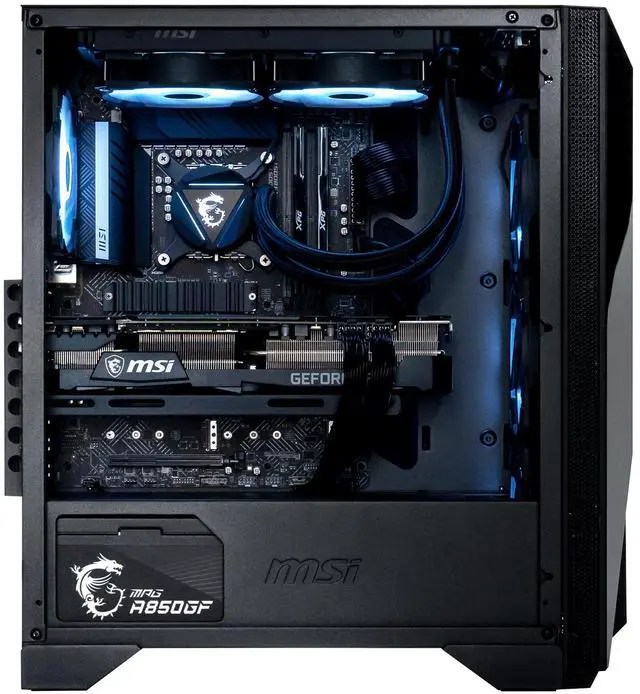 Alt view image 4 of 9 - MSI Aegis R Gaming Desktop PC, Intel Core i9-14900F, GeForce RTX 4080 SUPER, 64GB DDR5, 2TB PCIe SSD, Windows 11 Home, Aegis R 14NUG9-684US