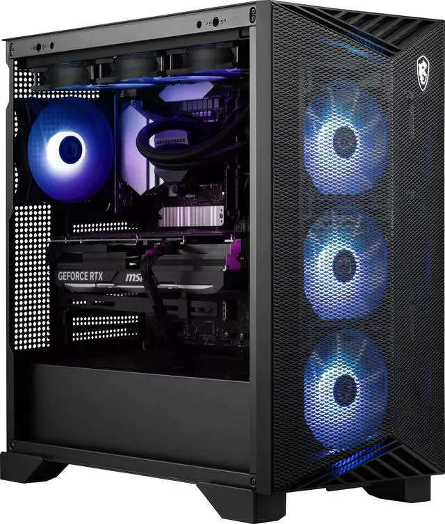 Alt view image 2 of 8 - MSI Aegis RS2 Gaming Desktop, Intel Core i7-14700KF, GeForce RTX 4070 Ti SUPER, 32GB DDR5, 2TB PCIe SSD, Windows 11 Home, Aegis RS2 C14NUF7-820US