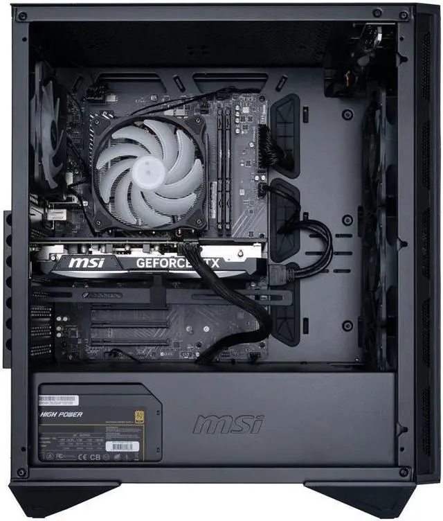 Alt view image 3 of 4 - MSI Aegis Z Gaming PC, AMD Ryzen 7 7700, GeForce RTX 4060, 32GB DDR5, 2 TB PCIe SSD, Windows 11 Home, Aegis Z 7NUC-838US