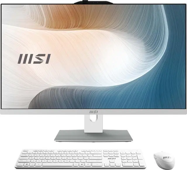 Main image of MSI All-in-One Computer Modern AM272P 1M-823US Intel Core 5 120U 16GB DDR5 1TB PCIe SSD 27" Windows 11 Home 64-bit