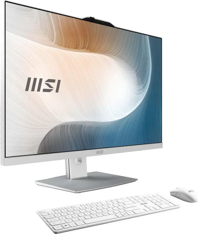 Alt view image 2 of 17 - MSI All-in-One Computer Modern AM272P 1M-823US Intel Core 5 120U 16GB DDR5 1TB PCIe SSD 27" Windows 11 Home 64-bit