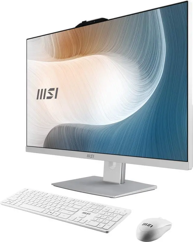 Alt view image 3 of 17 - MSI All-in-One Computer Modern AM272P 1M-823US Intel Core 5 120U 16GB DDR5 1TB PCIe SSD 27" Windows 11 Home 64-bit