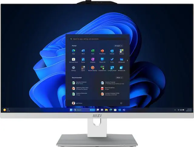 Alt view image 11 of 17 - MSI All-in-One Computer Modern AM272P 1M-823US Intel Core 5 120U 16GB DDR5 1TB PCIe SSD 27" Windows 11 Home 64-bit