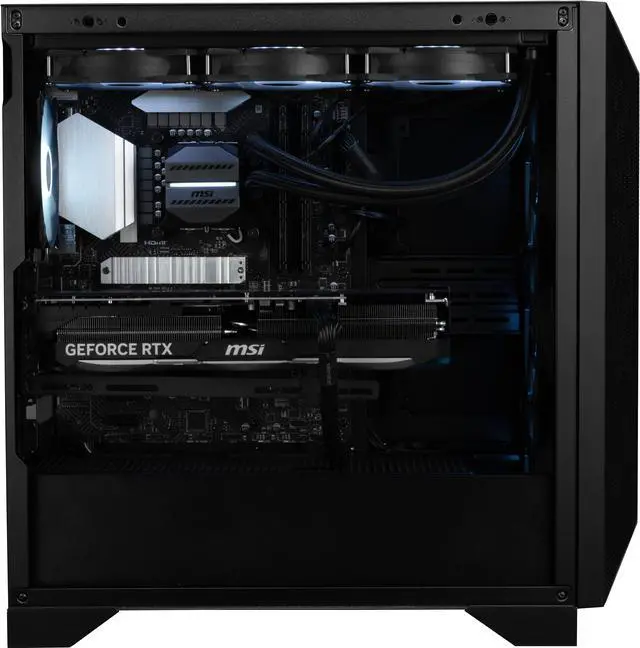 Alt view image 11 of 14 - MSI Aegis RS2 Gaming PC, Intel Core i9-14900KF, GeForce RTX 4070 Ti SUPER, 32GB DDR5, 2 TB PCIe SSD, Windows 11 Home, Aegis RS2 C14NUF9-867US