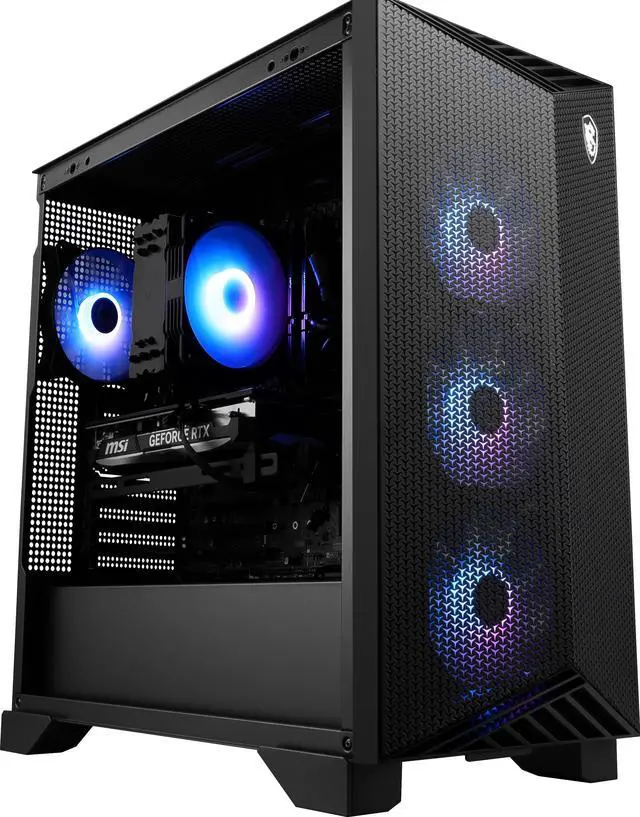 Alt view image 3 of 8 - MSI Aegis R2 Gaming PC, Intel Core i9-14900F, NVIDIA GeForce RTX 4070, 32GB DDR5 5600, 2TB NVMe SSD, Air Cooling, USB Type-C, VR-Ready, Windows 11 Home (Aegis R2 B14NUE9-852CA)