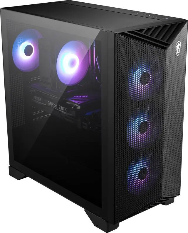 Alt view image 6 of 8 - MSI Aegis R2 Gaming PC, Intel Core i9-14900F, NVIDIA GeForce RTX 4070, 32GB DDR5 5600, 2TB NVMe SSD, Air Cooling, USB Type-C, VR-Ready, Windows 11 Home (Aegis R2 B14NUE9-852CA)
