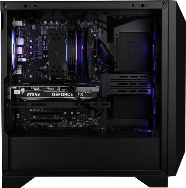 Alt view image 7 of 8 - MSI Aegis R2 Gaming PC, Intel Core i9-14900F, NVIDIA GeForce RTX 4070, 32GB DDR5 5600, 2TB NVMe SSD, Air Cooling, USB Type-C, VR-Ready, Windows 11 Home (Aegis R2 B14NUE9-852CA)
