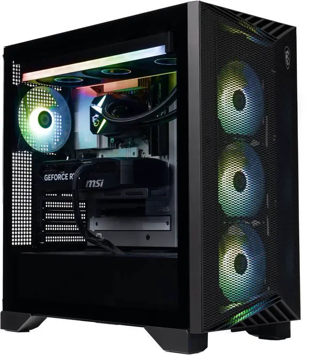 Main image of MSI Gaming Desktop PC Aegis RS2 AI C2NVP7-1444US Intel Core Ultra 7 265K 32GB DDR5 2TB NVMe SSD GeForce RTX 5070 Windows 11 Home Advance