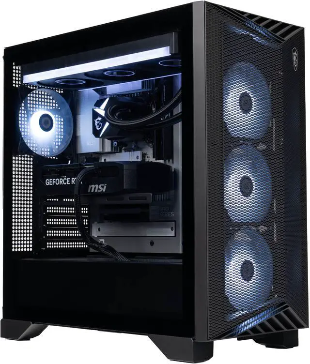 Alt view image 2 of 6 - MSI Gaming Desktop PC Aegis RS2 AI C2NVP7-1444US Intel Core Ultra 7 265K 32GB DDR5 2TB NVMe SSD GeForce RTX 5070 Windows 11 Home Advance