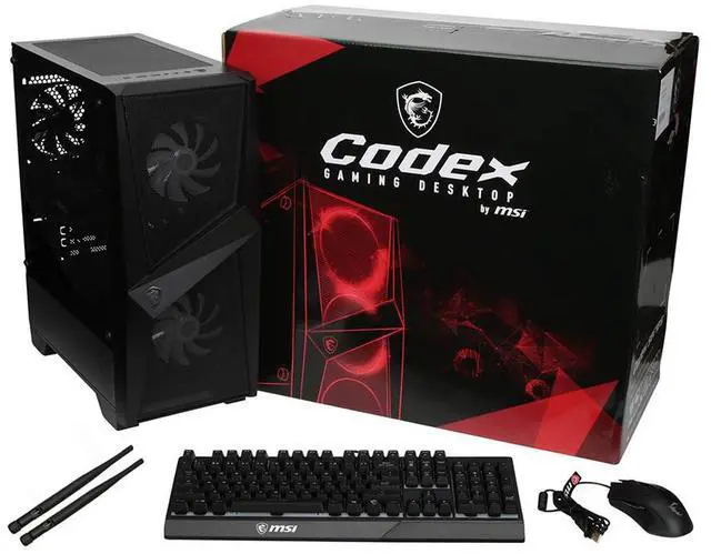 Alt view image 4 of 4 - MSI CODEX R2 Gaming Desktop Intel Core i7-14700F GeForce RTX 4060 Ti 16GB RAM 1 TB NVMe SSD Windows 11 Home C14NUD7-214US