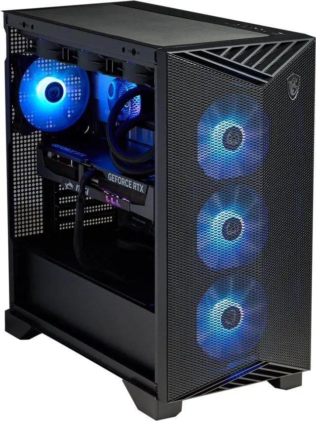 Alt view image 2 of 8 - MSI Gaming Desktop PC Aegis ZS2 C9NVR-1462US AMD Ryzen 9 9900X 32GB DDR5 2TB SSD GeForce RTX 5070 Ti Windows 11 Home Advance