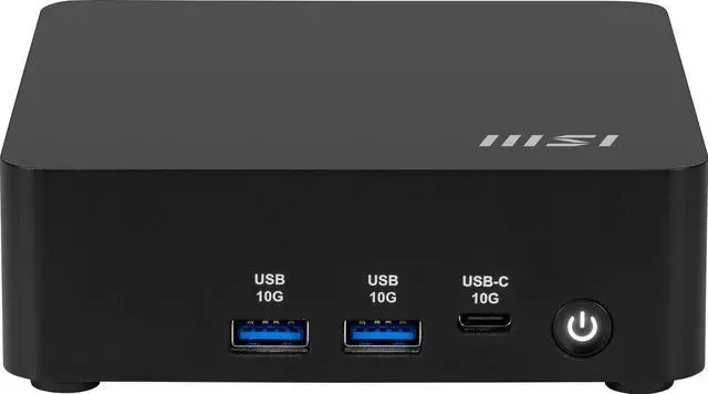 Alt view image 10 of 15 - MSI Desktop PC Cubi NUC AI 1UMG-044US Intel Core Ultra 5 125H 16GB DDR5 Intel Arc Graphics Windows 11 Home