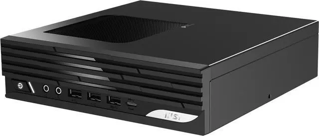 Alt view image 2 of 18 - MSI Mini PC PRO DP21 14M-1004US Intel Core i3-14100 8GB DDR5 500GB NVMe SSD Intel UHD Graphics 730 Windows 11 Home